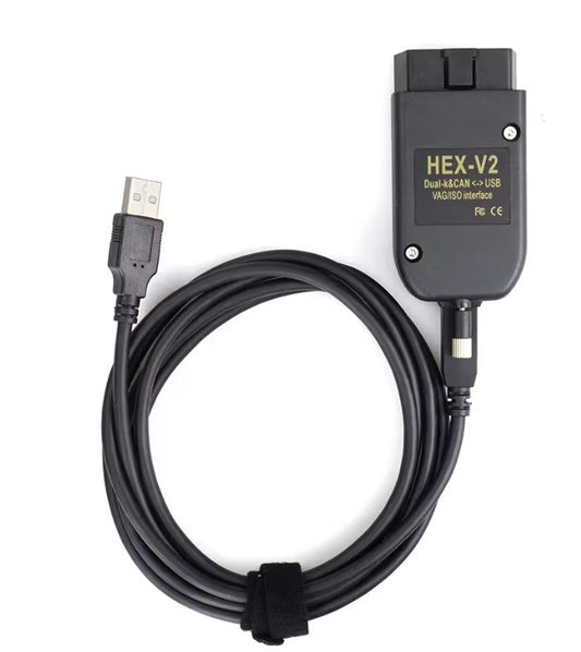 Câble Diagnostic VCDS 25 HEX‑V2 – Compatible VW/Audi/Skoda/Seat