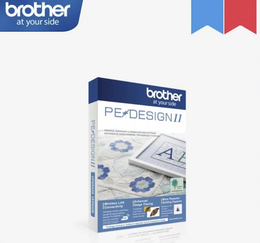 PE-DESIGN 11 – Logiciel de Broderie Brother (1 Clé / 1 PC)